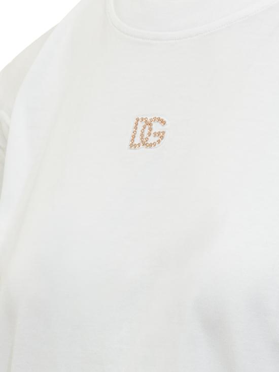 26SS 돌체앤가바나 반팔 티셔츠 F8V42ZGDDL7 W0800 BIANCO OTTICO - DOLCE & GABBANA