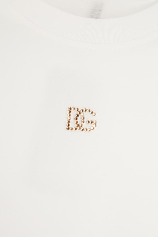 26SS 돌체앤가바나 반팔 티셔츠 F8V42ZGDDL7 W0800 BIANCO OTTICO - DOLCE & GABBANA