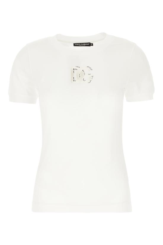 26SS 돌체앤가바나 반팔 티셔츠 F8N08ZGDDMB W0800 BIANCO OTTICO