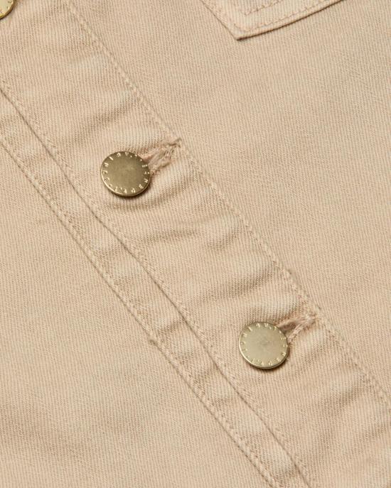  라장스 데님 자켓 L'agence Kirstie S/S 크롭 재킷 비스킷 - L'AGENCE