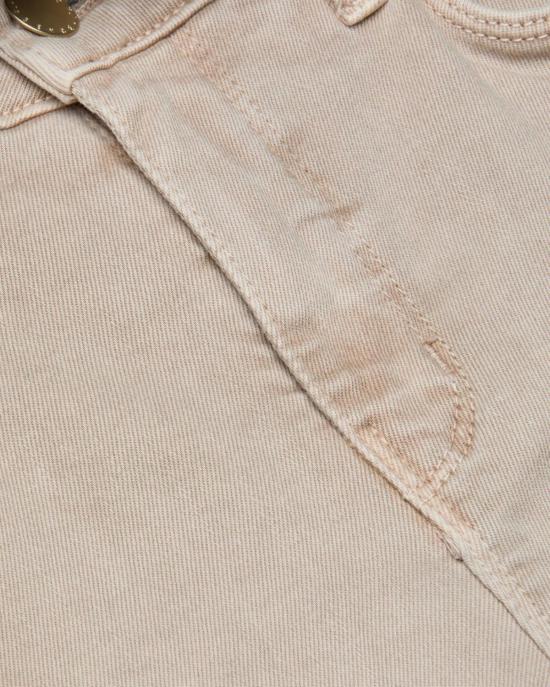  라장스 데님 팬츠 켄드라 H/R 크롭 플레어 진 비스킷 - L'AGENCE