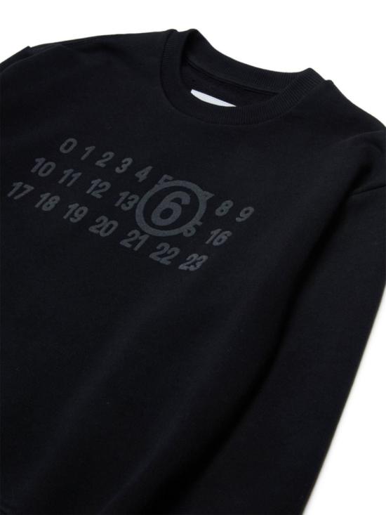  [키즈] MM6 메종마르지엘라 니트/스웻셔츠 M60681K MM006M6900 BLACK - MM6 MAISON MARGIELA