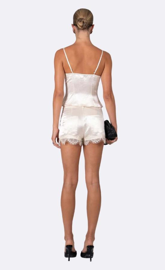  논살란트 레이블 숏팬츠 무심한 라벨 코리나  리퀴드 샴페인 - NONCHALANT LABEL