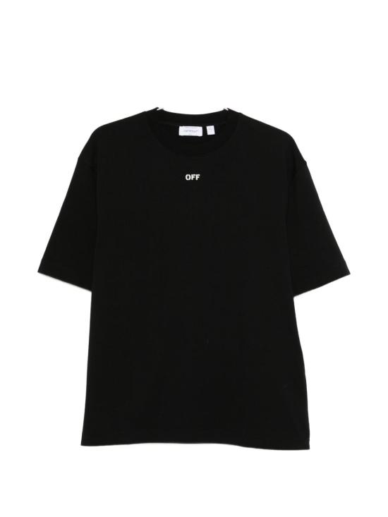 26SS 오프화이트 반팔 티셔츠 44MAA120S26J00Y001 BLACK Black