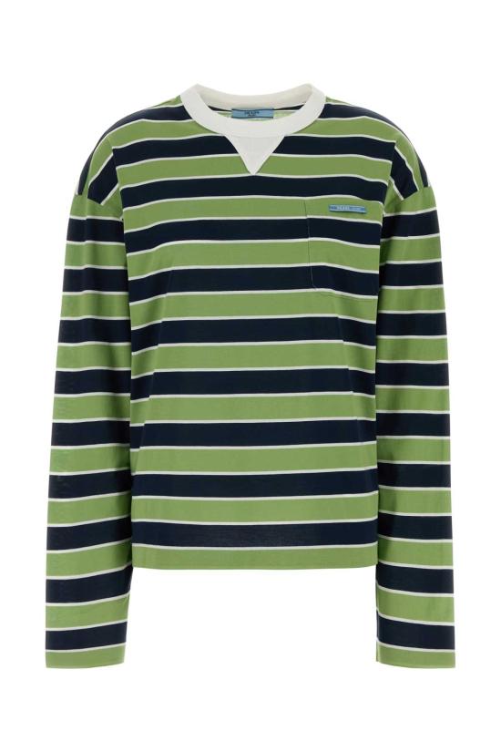 26SS 프라다 반팔 티셔츠 39604SOOO189P F0UXL Stripped