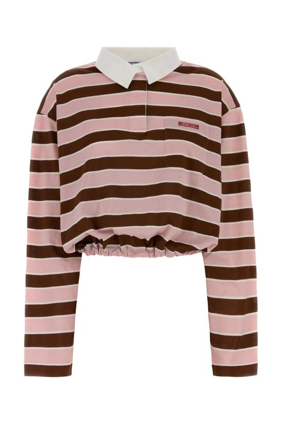 26SS 프라다 폴로 티셔츠 39661SOOO189P F05AB Stripped