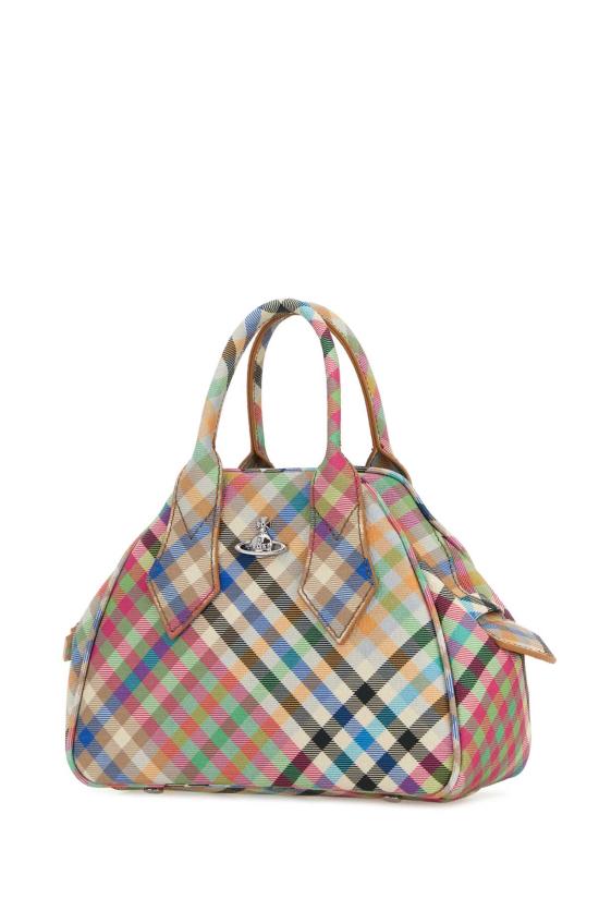 26SS 비비안웨스트우드 토트백 4703000MWS001S O315 Checked - VIVIENNE WESTWOOD