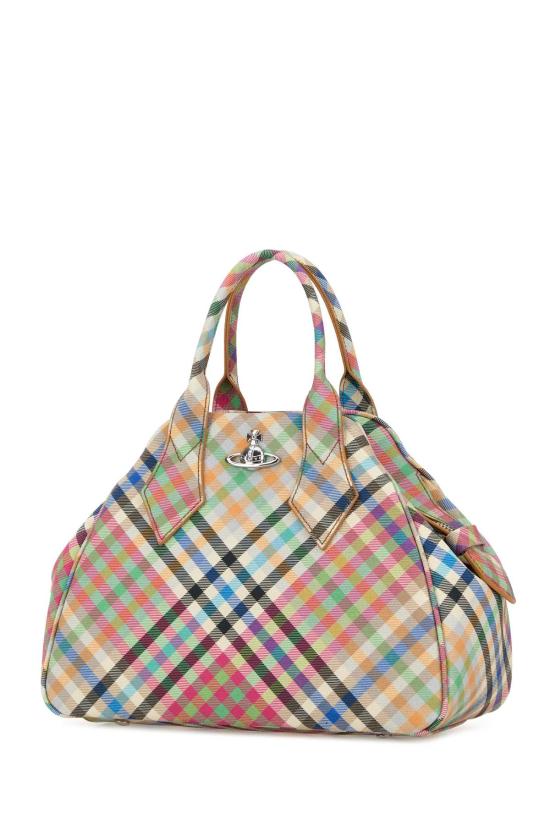 26SS 비비안웨스트우드 토트백 4702000UWS001S O315 Checked - VIVIENNE WESTWOOD