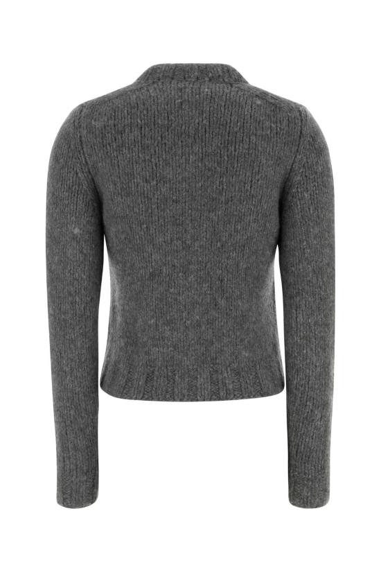 26SS 미우미우 스웨터 MMF00JSOOO18SQ F0031 Grey - MIU MIU