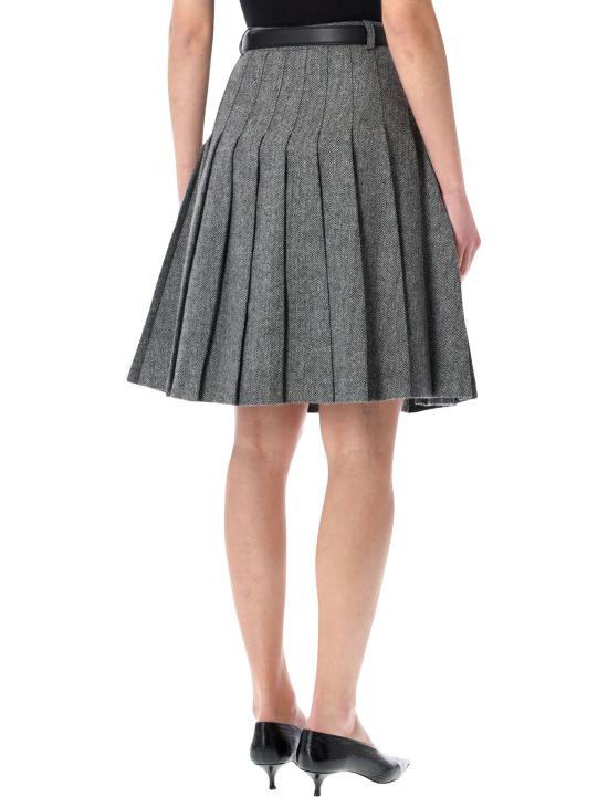 26SS 셀프 포트레이트 미디 스커트 RS26038MSKAGR GREY Grigio - SELF PORTRAIT