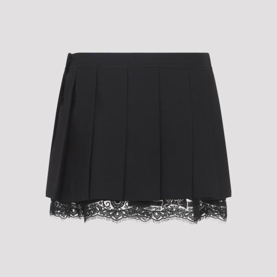 26SS 아크네 스튜디오 스커트 AF0569 900 BLACK - ACNE STUDIOS