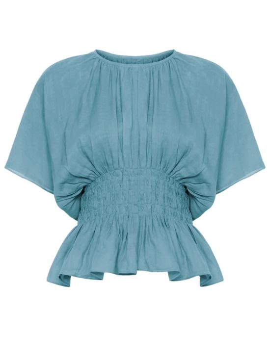  씨뉴욕 블라우스 씨 니 바이올렛 탑 블루