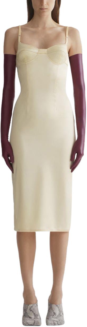 26SS 뮈글러 미디 원피스 26P1RO180850134021 WHITE