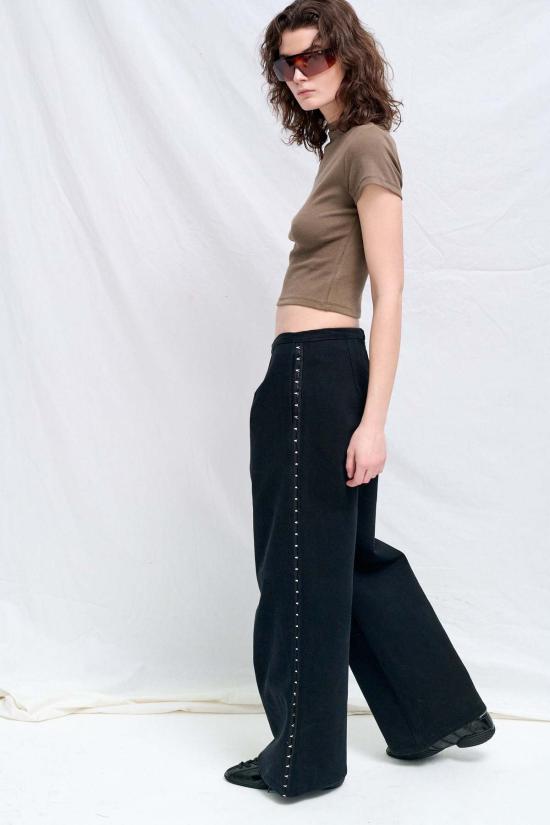  어셈블리 뉴욕 데님 팬츠 조립식 블랙 데님 사이드 후크 클린 팬츠 - ASSEMBLY NEW YORK