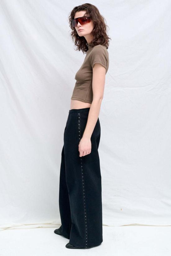  어셈블리 뉴욕 데님 팬츠 조립식 블랙 데님 사이드 후크 클린 팬츠 - ASSEMBLY NEW YORK