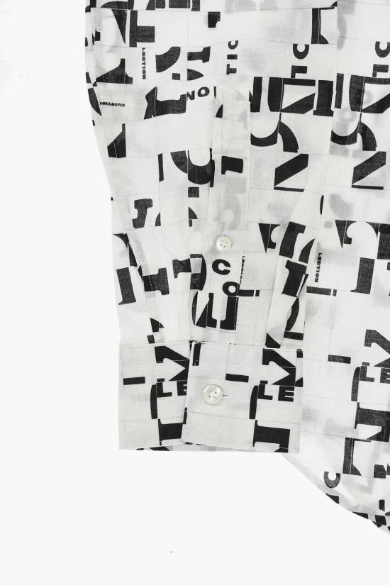  꼬르넬리아니 긴팔 셔츠 93PXL3 9320272 080 Black White - CORNELIANI
