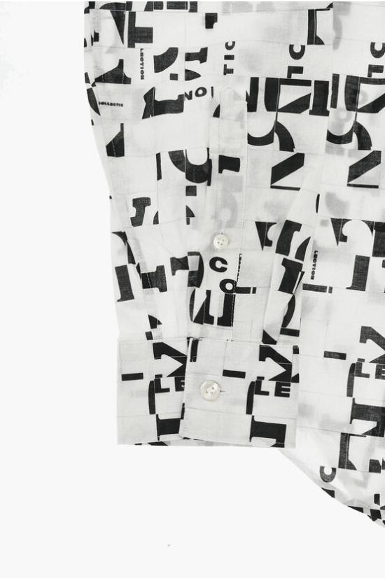  꼬르넬리아니 긴팔 셔츠 93PXL3 9320272 080 Black White - CORNELIANI