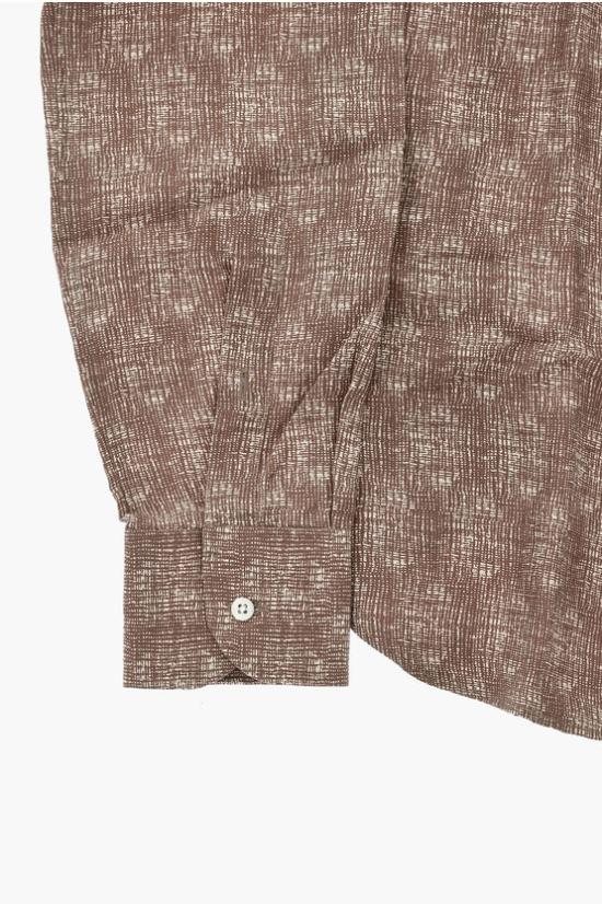  꼬르넬리아니 긴팔 셔츠 93P104 9311914 032 Brown - CORNELIANI