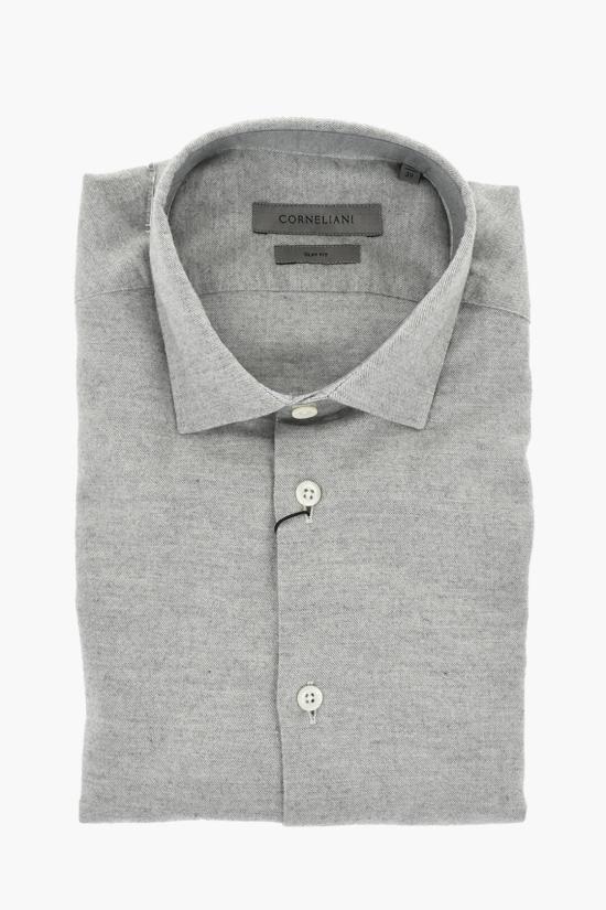  꼬르넬리아니 긴팔 셔츠 94P029 9411629 016 Gray