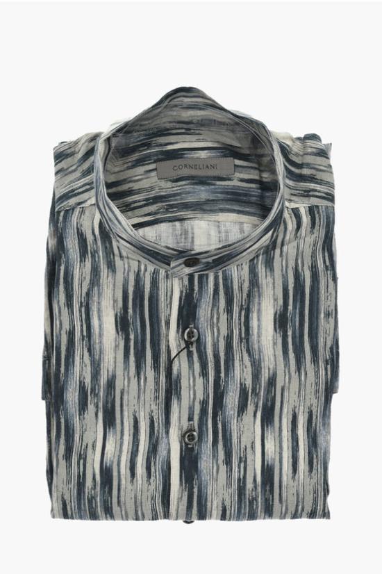  꼬르넬리아니 긴팔 셔츠 93P211 9311912 013 Gray