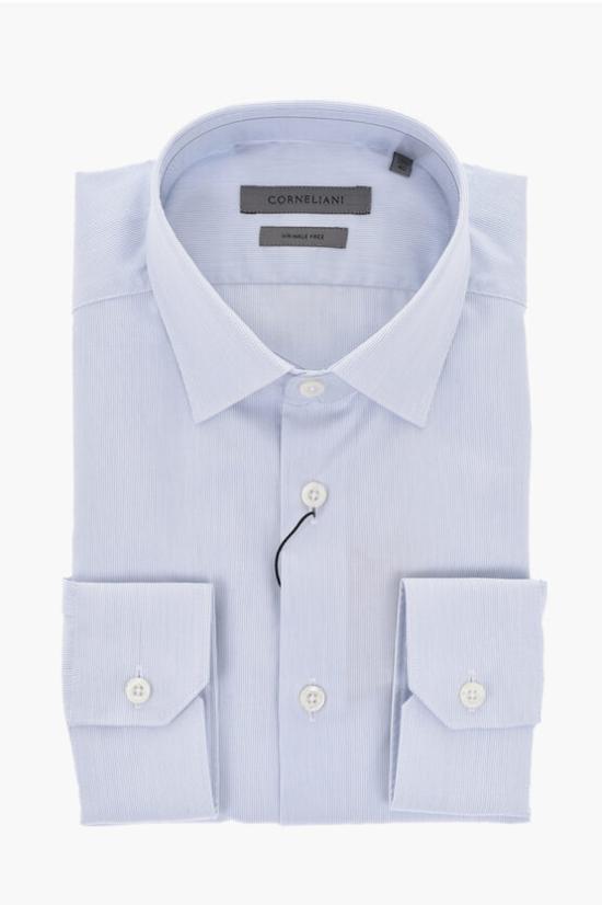  꼬르넬리아니 긴팔 셔츠 94P010 9411271 008 Light blue