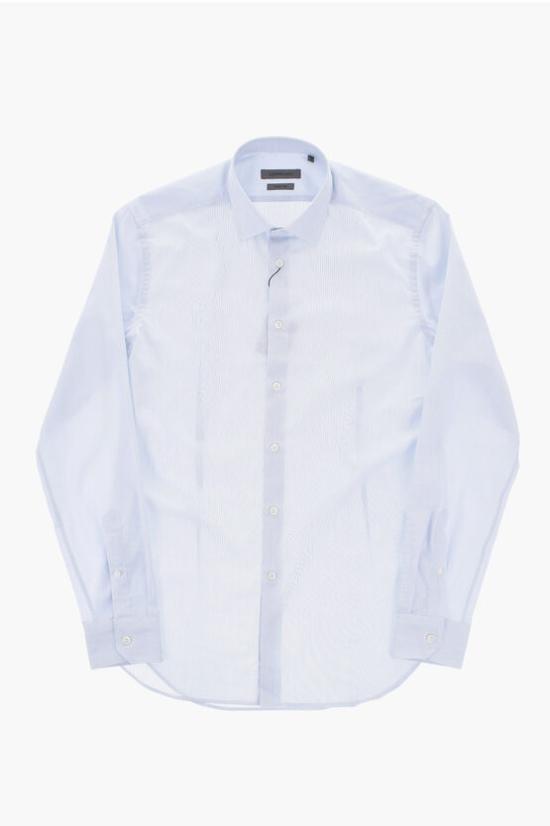  꼬르넬리아니 긴팔 셔츠 94P010 9411271 008 Light blue - CORNELIANI