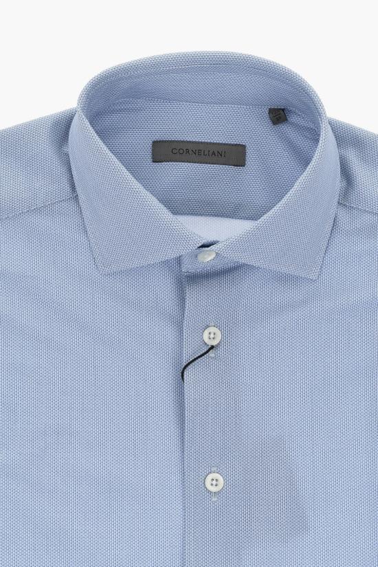  꼬르넬리아니 긴팔 셔츠 94P178 9411491 002 Light blue - CORNELIANI