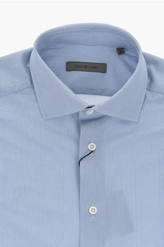  꼬르넬리아니 긴팔 셔츠 94P178 9411491 002 Light blue - CORNELIANI