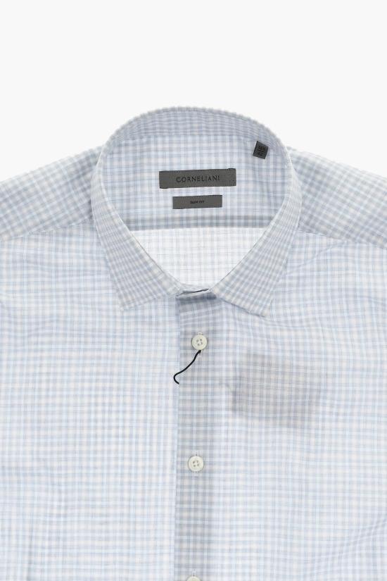  꼬르넬리아니 긴팔 셔츠 93P010 9311175 002 Light blue - CORNELIANI