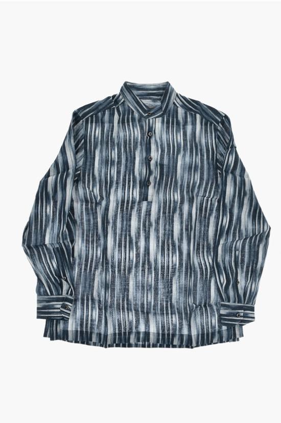  꼬르넬리아니 긴팔 셔츠 93P211 9311912 001 Blue - CORNELIANI