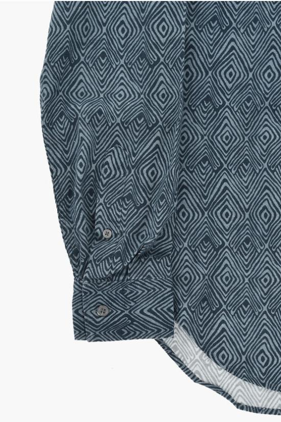  꼬르넬리아니 긴팔 셔츠 93PXL3 9320274 001 Blue - CORNELIANI