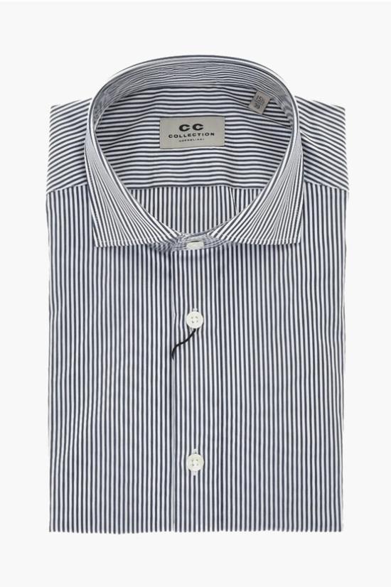  꼬르넬리아니 긴팔 셔츠 93PXK3 9320264 004 Blue