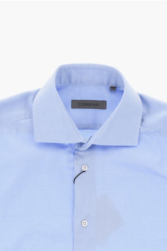  꼬르넬리아니 긴팔 셔츠 93P150 9311211 004 Blue - CORNELIANI