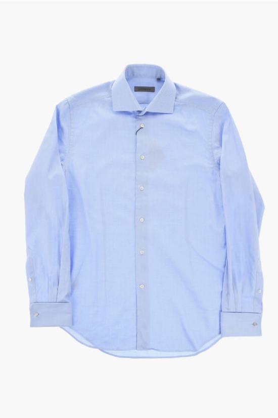  꼬르넬리아니 긴팔 셔츠 93P150 9311211 004 Blue