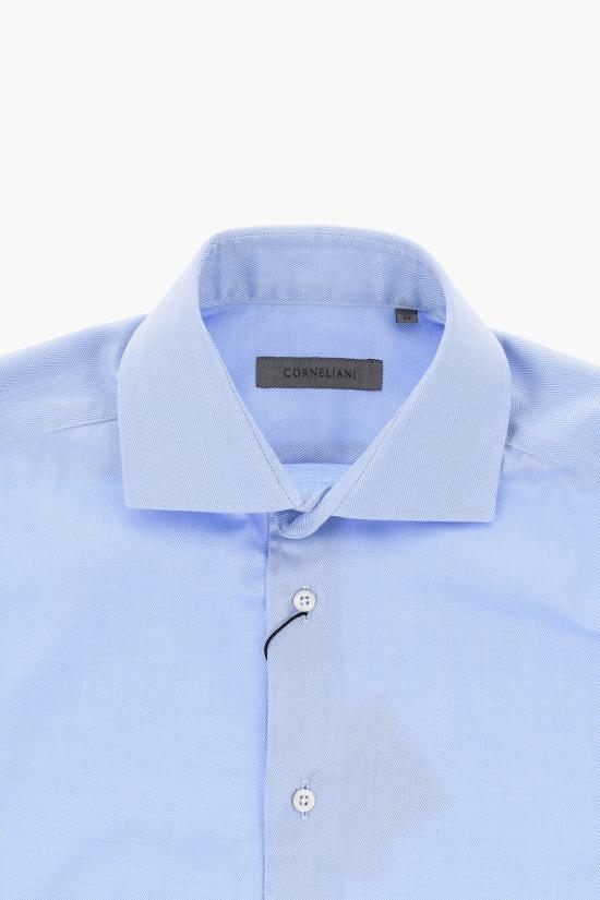  꼬르넬리아니 긴팔 셔츠 93P150 9311211 004 Blue - CORNELIANI