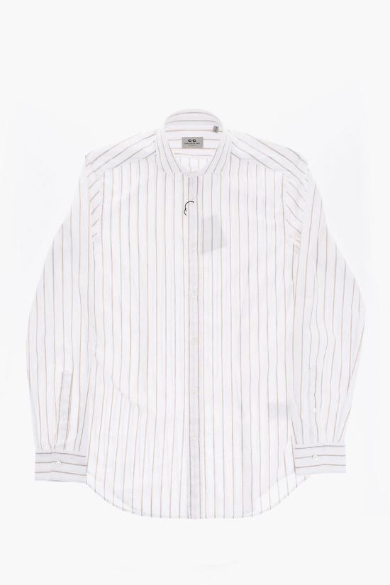  꼬르넬리아니 긴팔 셔츠 93PXL3 9320267 080 White