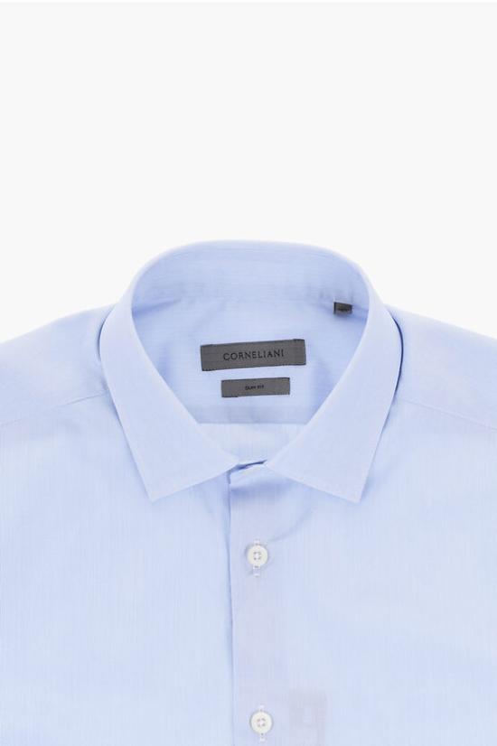  꼬르넬리아니 긴팔 셔츠 94P010 9411321 001 Blue - CORNELIANI