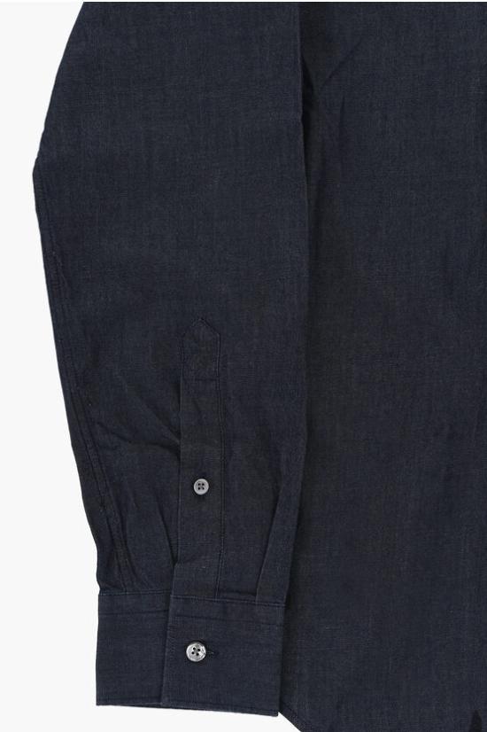  꼬르넬리아니 긴팔 셔츠 94PXL3 9420251 001 Blue - CORNELIANI