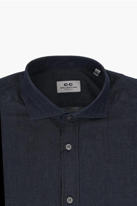  꼬르넬리아니 긴팔 셔츠 94PXL3 9420251 001 Blue - CORNELIANI