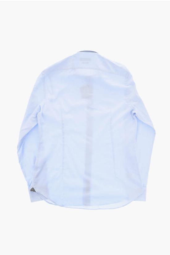  꼬르넬리아니 긴팔 셔츠 92P102 3811279 001 Blue - CORNELIANI