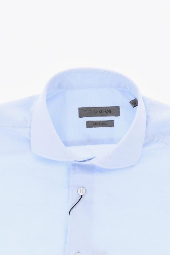  꼬르넬리아니 긴팔 셔츠 92P102 3811279 001 Blue - CORNELIANI