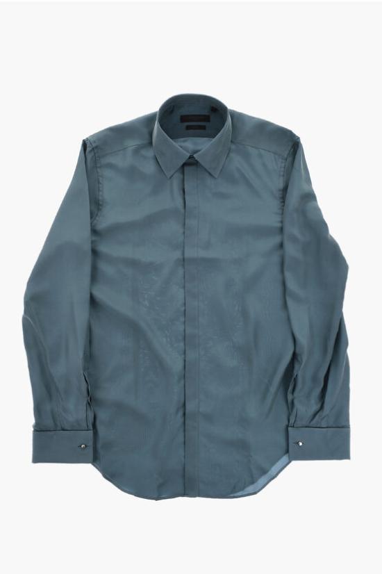  꼬르넬리아니 긴팔 셔츠 93P900 9391906 050 Blue - CORNELIANI