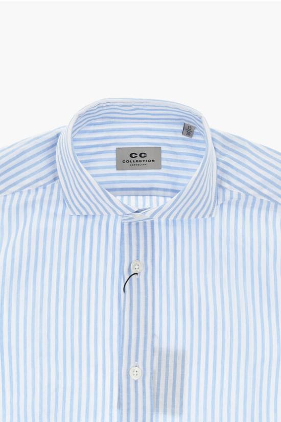  꼬르넬리아니 긴팔 셔츠 93PXL3 9320268 002 Blue - CORNELIANI