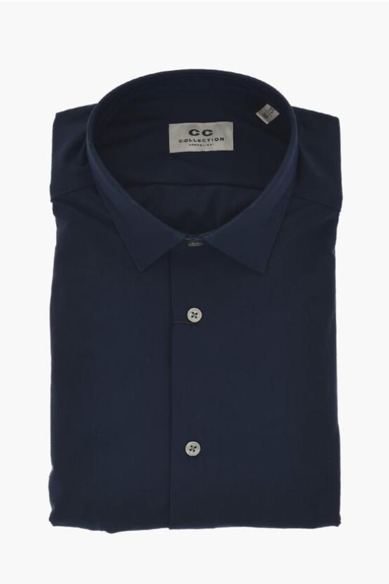  꼬르넬리아니 긴팔 셔츠 93PXK1 9320255 001 Blue