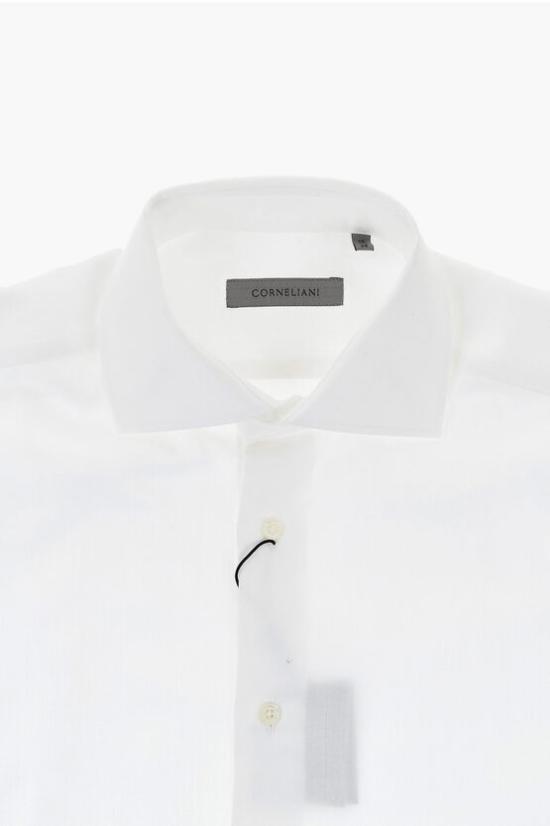  꼬르넬리아니 긴팔 셔츠 93P150 9311211 081 White - CORNELIANI