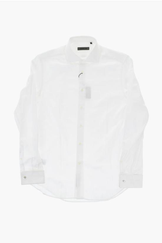  꼬르넬리아니 긴팔 셔츠 93P150 9311211 081 White - CORNELIANI