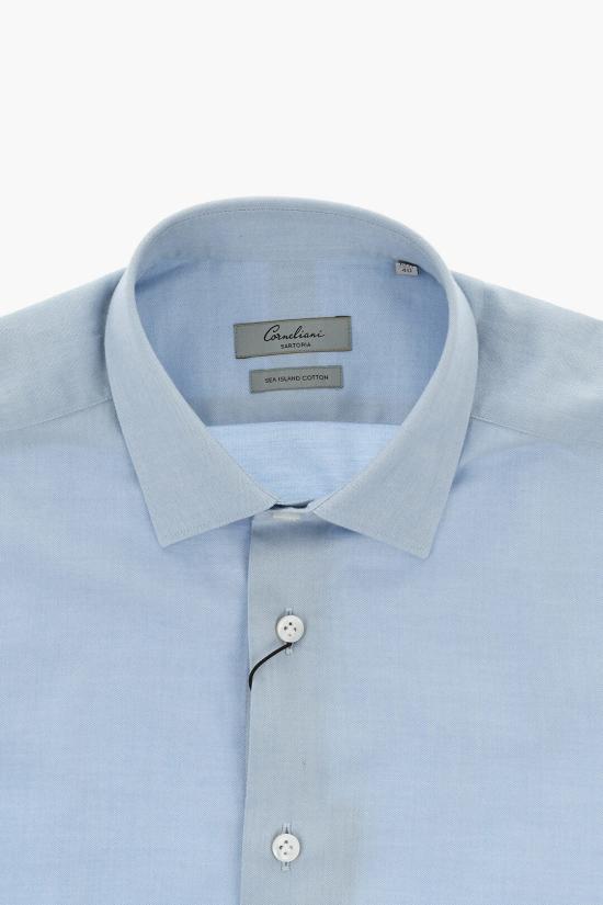  꼬르넬리아니 긴팔 셔츠 94P608 9411710 008 Blue - CORNELIANI