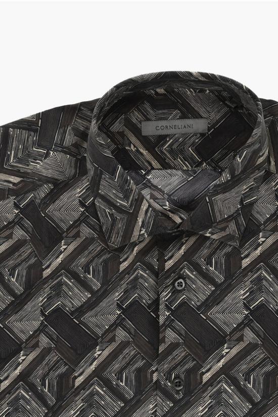  꼬르넬리아니 긴팔 셔츠 93P104 9311914 030 Gray - CORNELIANI