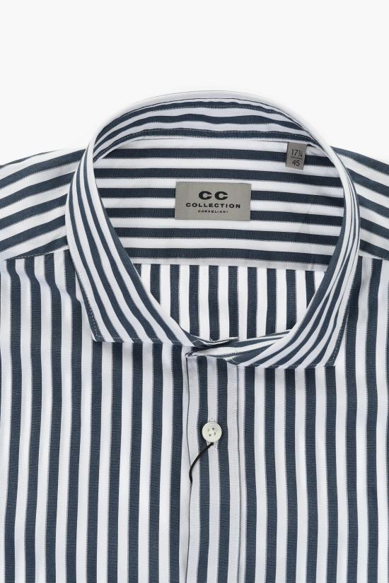  꼬르넬리아니 긴팔 셔츠 93PXL3 9320267 001 Blue - CORNELIANI