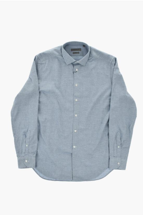  꼬르넬리아니 긴팔 셔츠 94P029 9411629 007 Blue - CORNELIANI